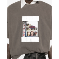 S/S OVERSIZED T-SHIRT BROWN WASHED