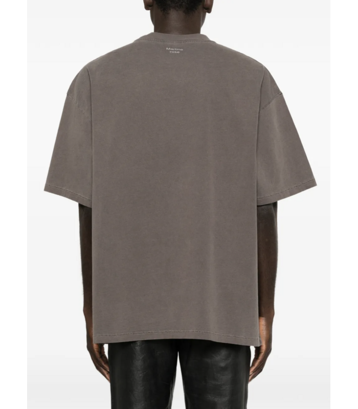 S/S OVERSIZED T-SHIRT BROWN WASHED