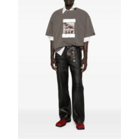 S/S OVERSIZED T-SHIRT BROWN WASHED