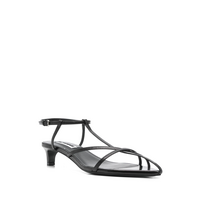 CAGE SANDAL KITTEN HEEL BLACK