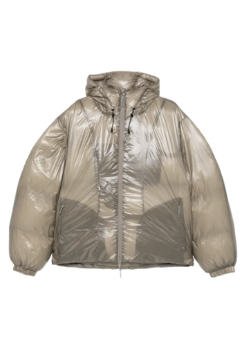 ROA smooth down jacket taupe
