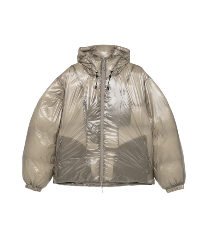Smooth Down Jacket Taupe