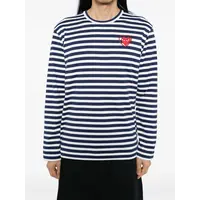 T-SHIRT METALSTONE EMBLEM METALSTONE HEART NAVY/WHITE