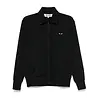 COMME DES GARCONS PLAY SWEATSHIRT BLACK EMBLEM BLACK