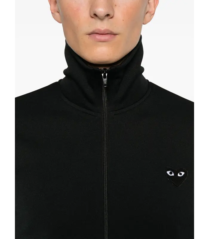 SWEATSHIRT BLACK EMBLEM BLACK