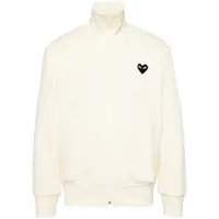 SWEATSHIRT BLACK EMBLEM IVORY