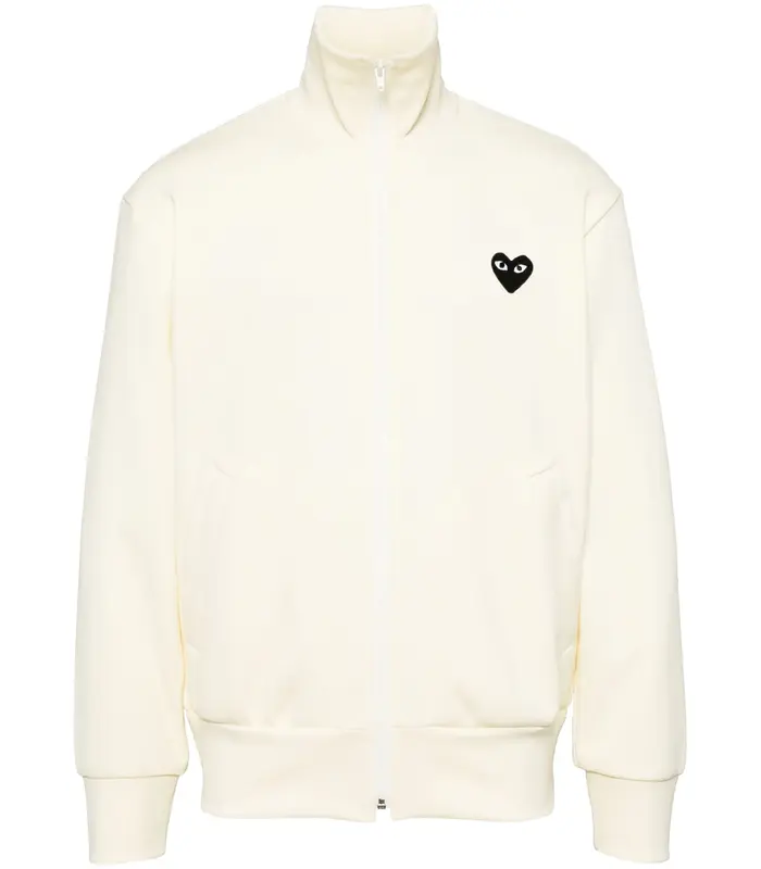 SWEATSHIRT BLACK EMBLEM IVORY