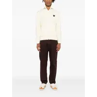 SWEATSHIRT BLACK EMBLEM IVORY