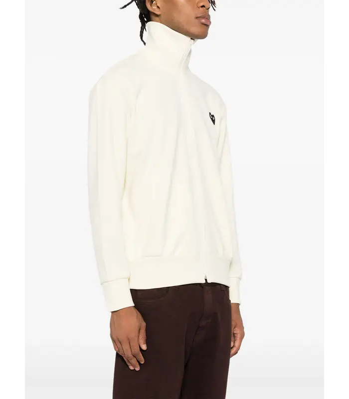 SWEATSHIRT BLACK EMBLEM IVORY