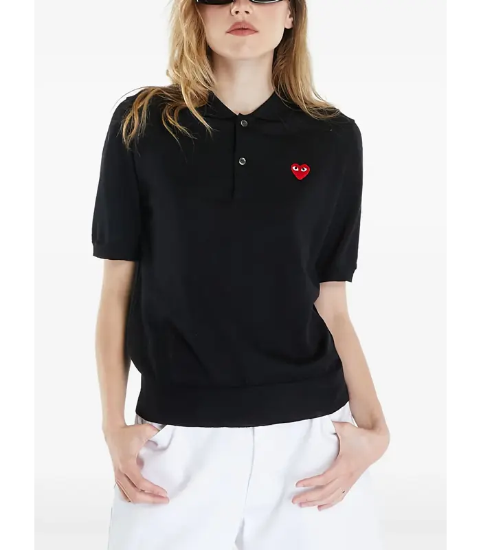 SWEATER RED EMBLEM BLACK