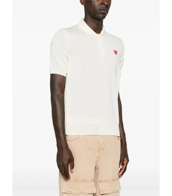 SWEATER RED EMBLEM WHITE