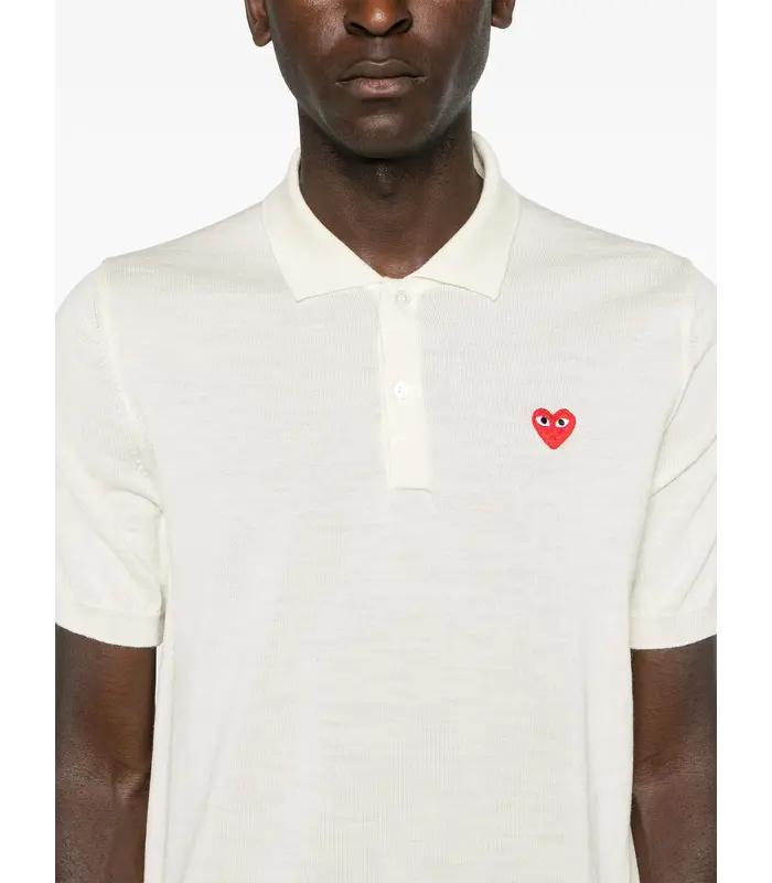 SWEATER RED EMBLEM WHITE