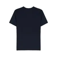 T-SHIRT DOUBLE BURGENDY EMBLEM NAVY