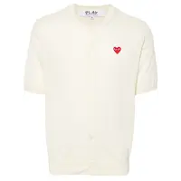 ROUND NECK RED EMBLEM WHITE