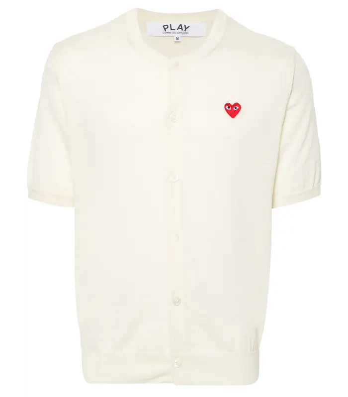 ROUND NECK RED EMBLEM WHITE