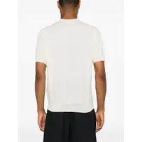 ROUND NECK RED EMBLEM WHITE