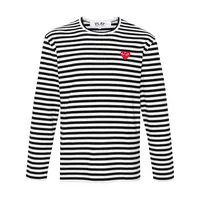 T-SHIRT RED EMBLEM RED HEART BLACK/WHITE