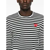 T-SHIRT RED EMBLEM RED HEART BLACK/WHITE