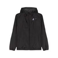 K-WAY FULL ZIP JACKET BLACK EMBLEM BLACK