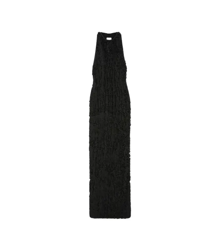 KNITTED DRESS BLACK