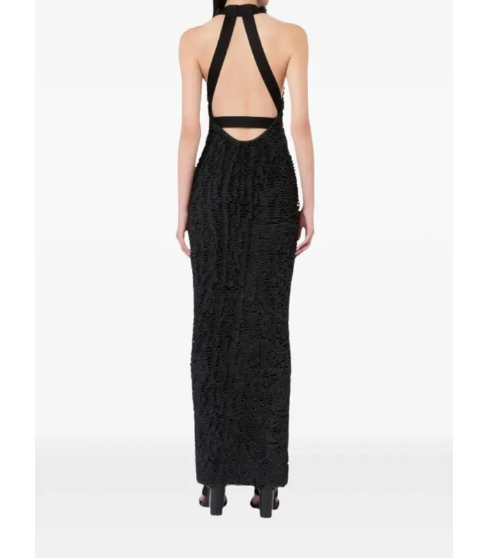 KNITTED DRESS BLACK