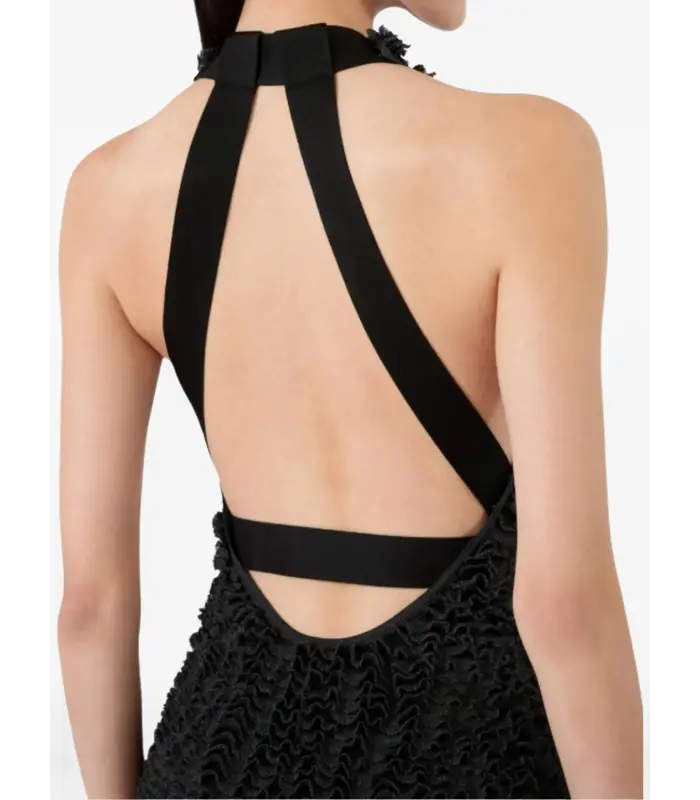 KNITTED DRESS BLACK