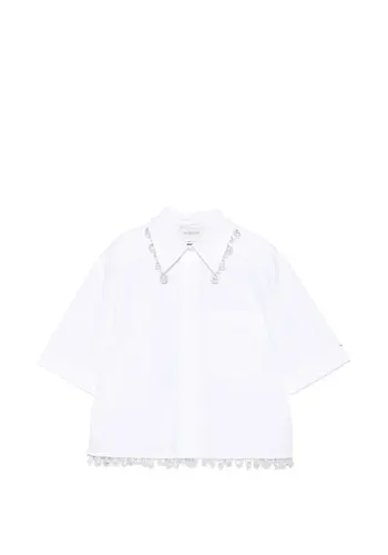 SPORTMAX shortsleeve shirt white SPORTMAX shortsleeve shirt white