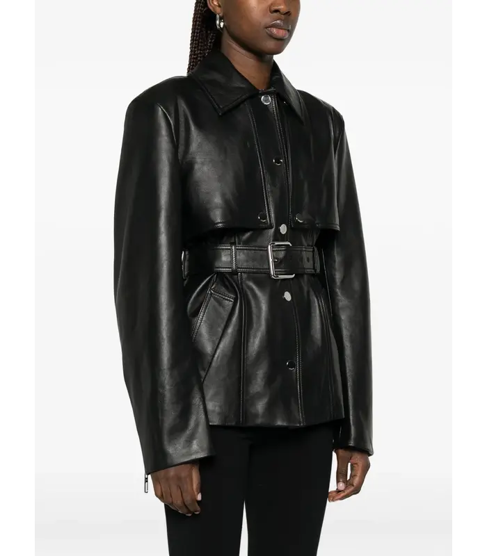 LEATHER JACKET BLACK