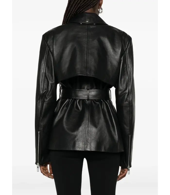 LEATHER JACKET BLACK