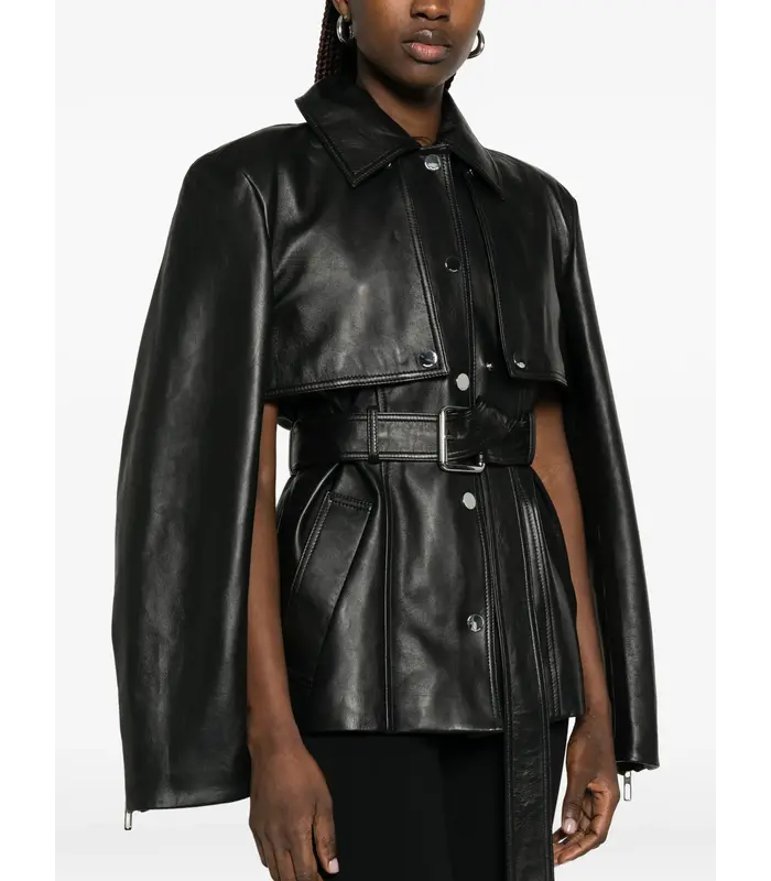 LEATHER JACKET BLACK