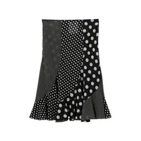 SKIRT BLACK/WHITE