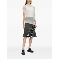 SKIRT BLACK/WHITE