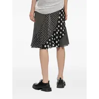 SKIRT BLACK/WHITE