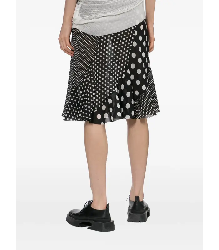 SKIRT BLACK/WHITE