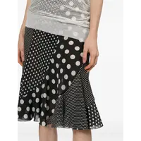 SKIRT BLACK/WHITE