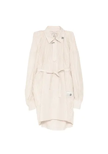 MAISON MIHARA YASUHIRO w sleeve shirts dress beige