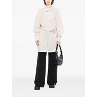 W SLEEVE SHIRTS DRESS BEIGE