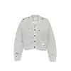 MAISON MIHARA YASUHIRO SUN FADED KNIT CARDIGAN GRAY