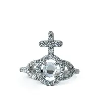 OLYMPIA CZ RING PLATINUM / WHITE
