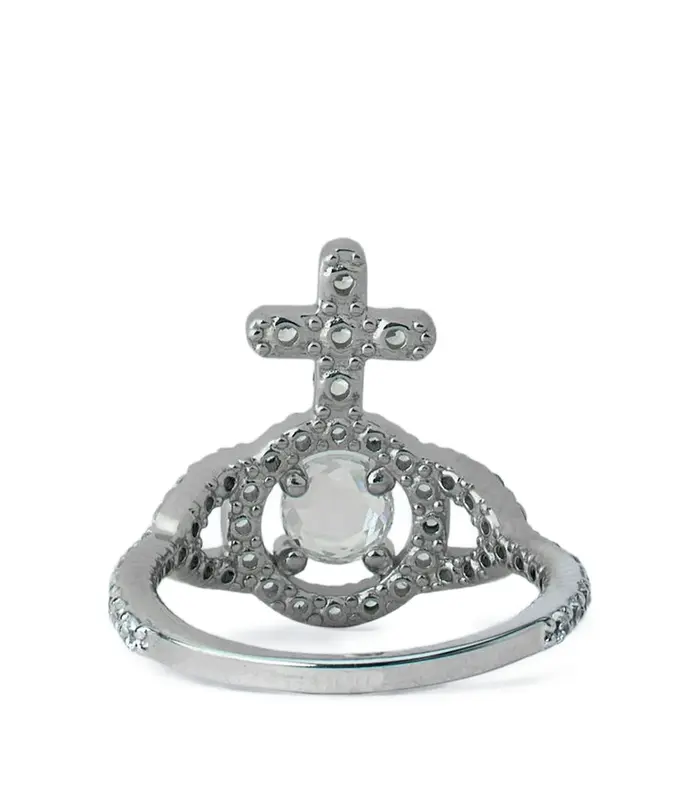 OLYMPIA CZ RING PLATINUM / WHITE