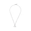 VIVIENNE WESTWOOD REINA LARGE PENDANT PLATINUM / WHITE