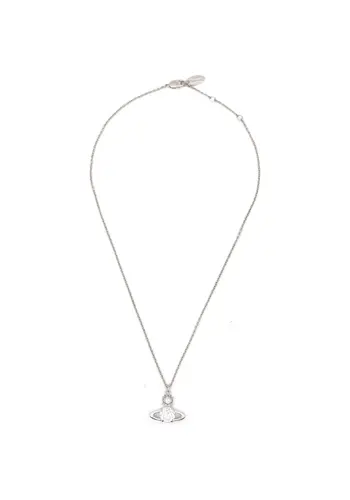 VIVIENNE WESTWOOD reina large pendant platinum / white VIVIENNE WESTWOOD reina large pendant platinum / white