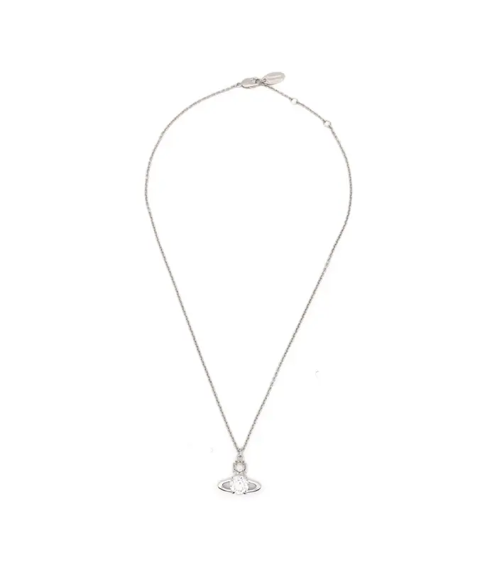 REINA LARGE PENDANT PLATINUM / WHITE