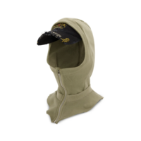 MARTINE ROSE CUT PEAK HOOD BLACK WASHED SAGE