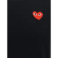 T-SHIRT RED EMBLEM RED HEART BLACK