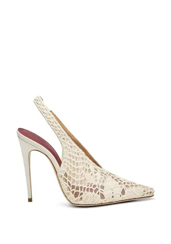 MAGDA BUTRYM slingback crochet cream