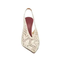 SLINGBACK CROCHET CREAM