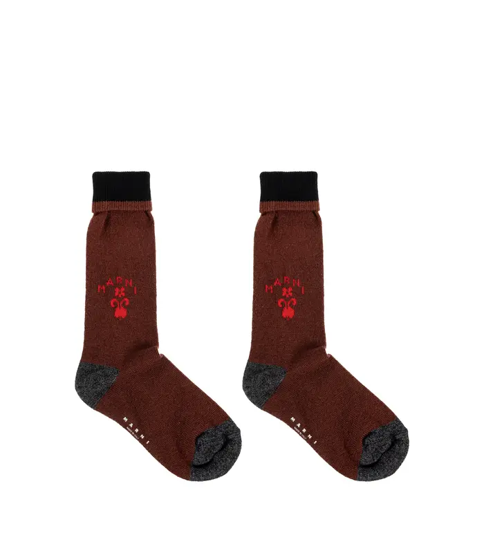 SOCKS BROWN 10