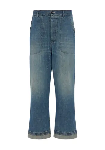 MAISON MARGIELA pants washed blue