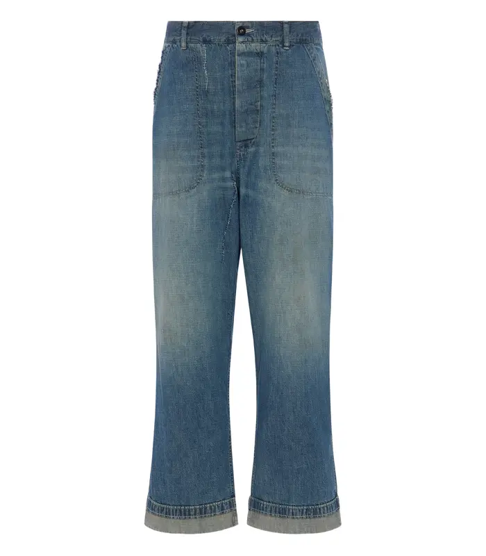 PANTS WASHED BLUE